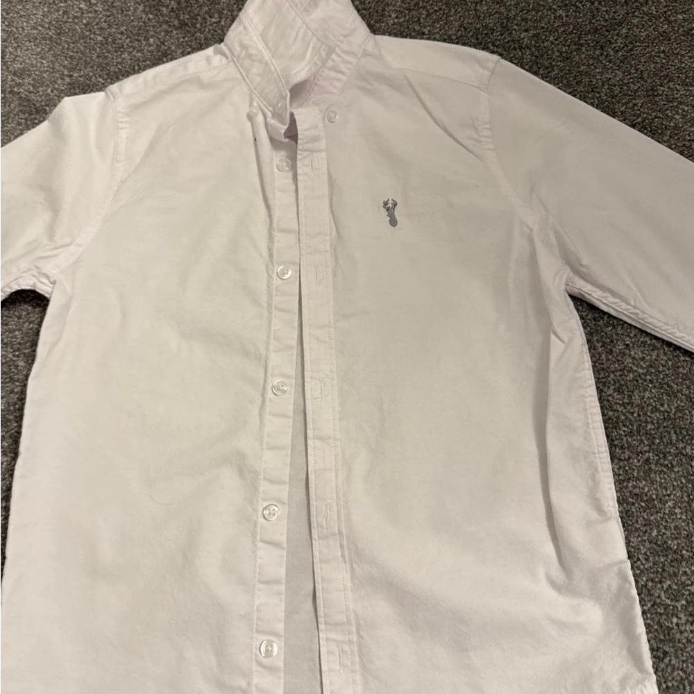 Men's White Button-Down Shirt